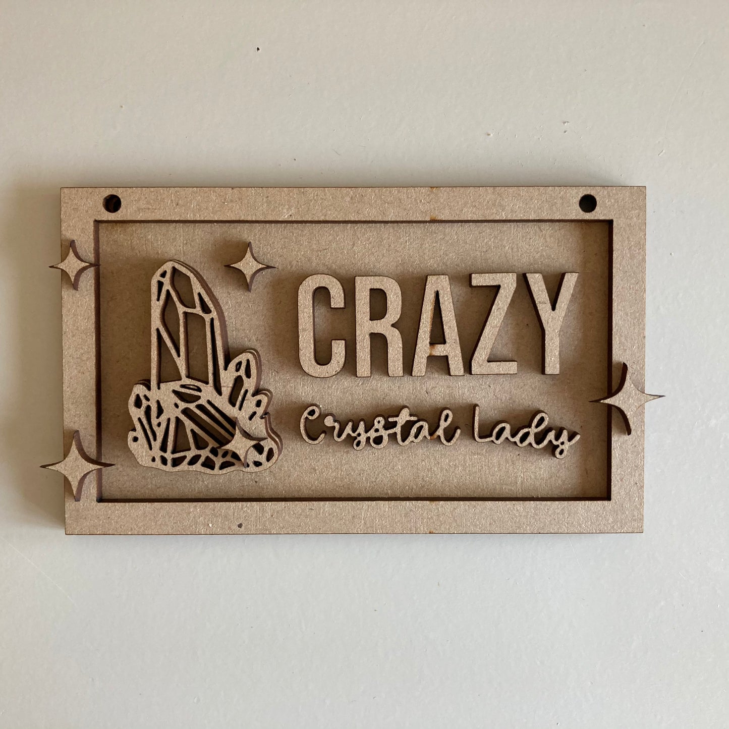 13cm Crazy Crystal Lady Mini Frame