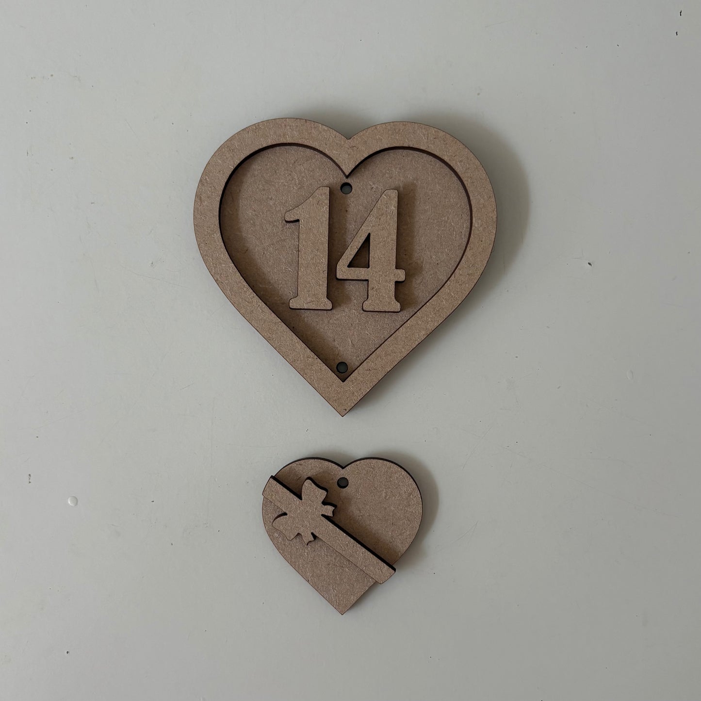 Valentine's 14 Heart & Chocolates Dangly