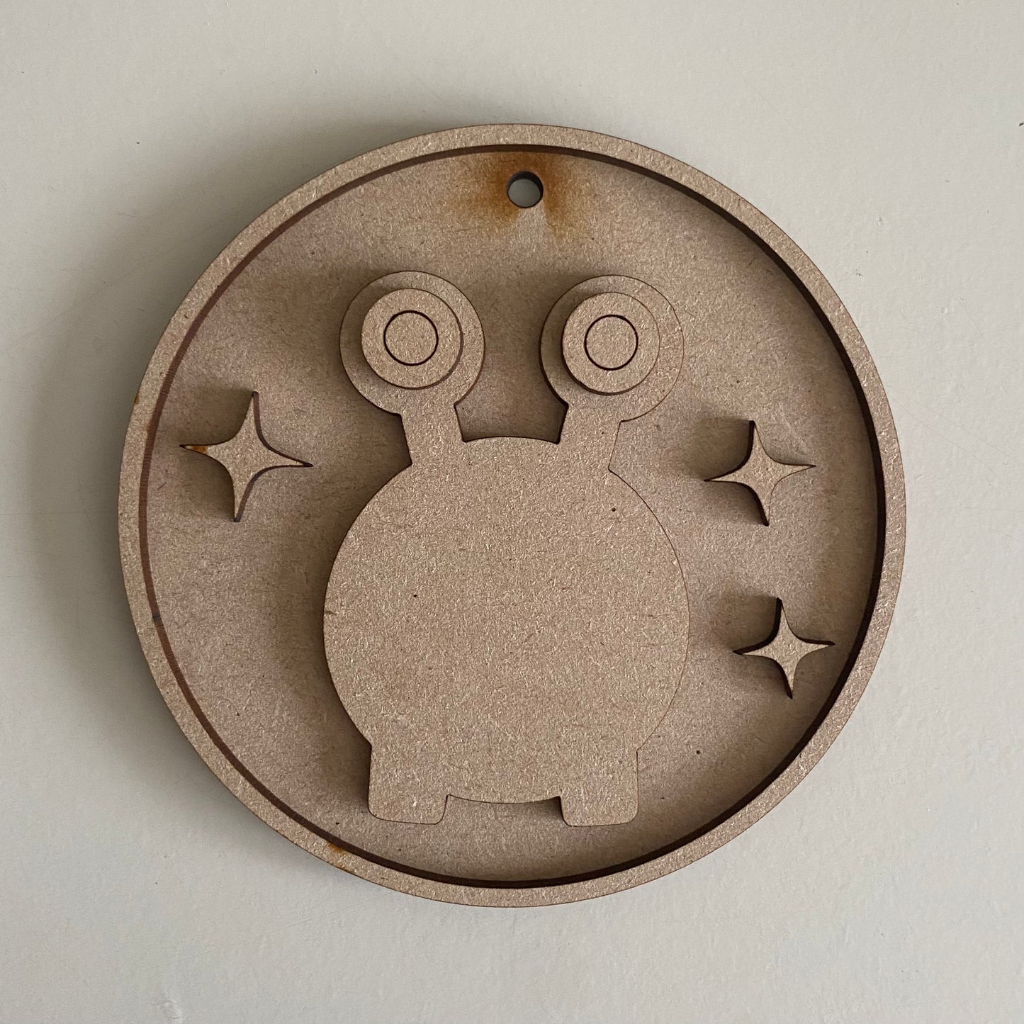 10cm Alien With Goggle Eyes Bauble