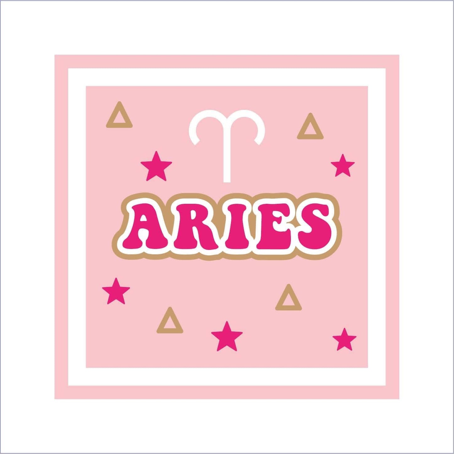 19cm Aries Symbol Sign