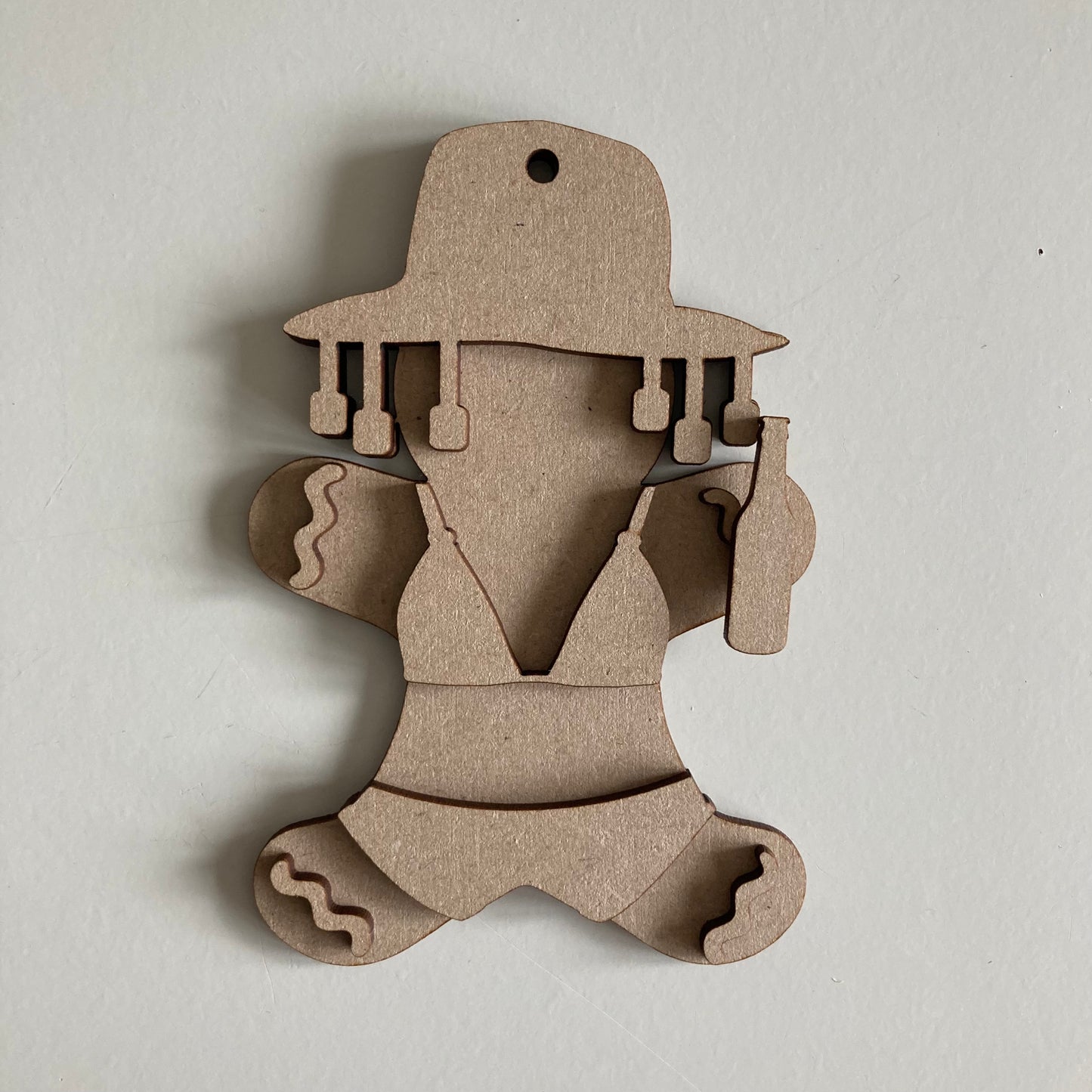 10cm Aussie Female Gingerbread Character