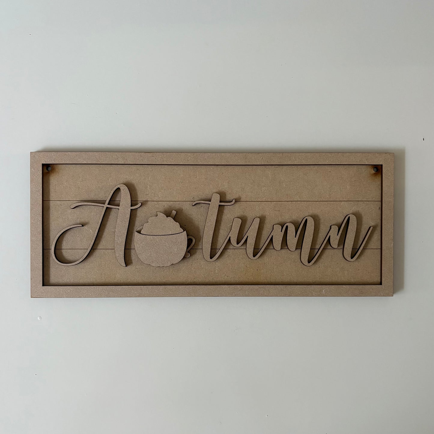 30cm Autumn Rectangle Sign