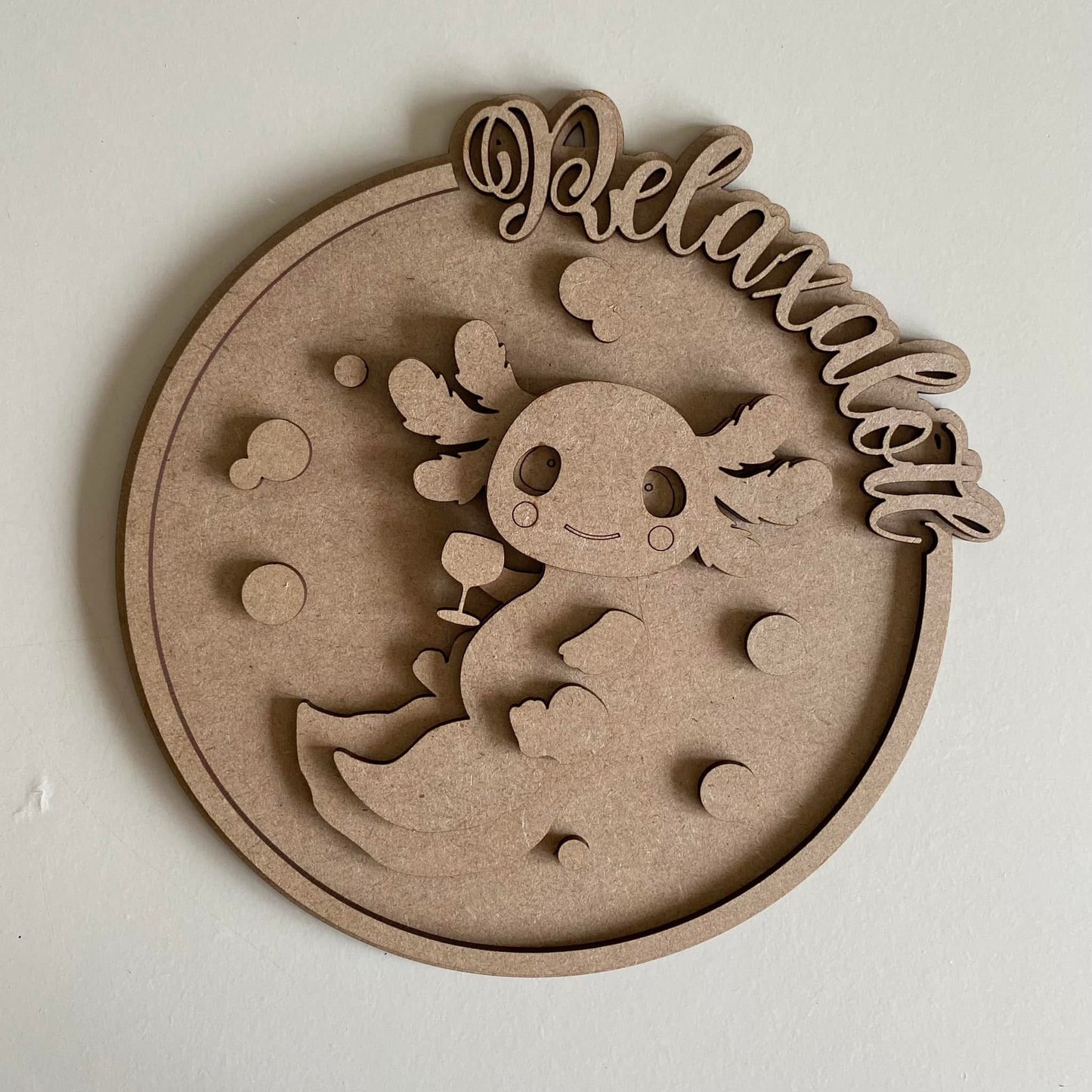20cm Relaxalotl Sign
