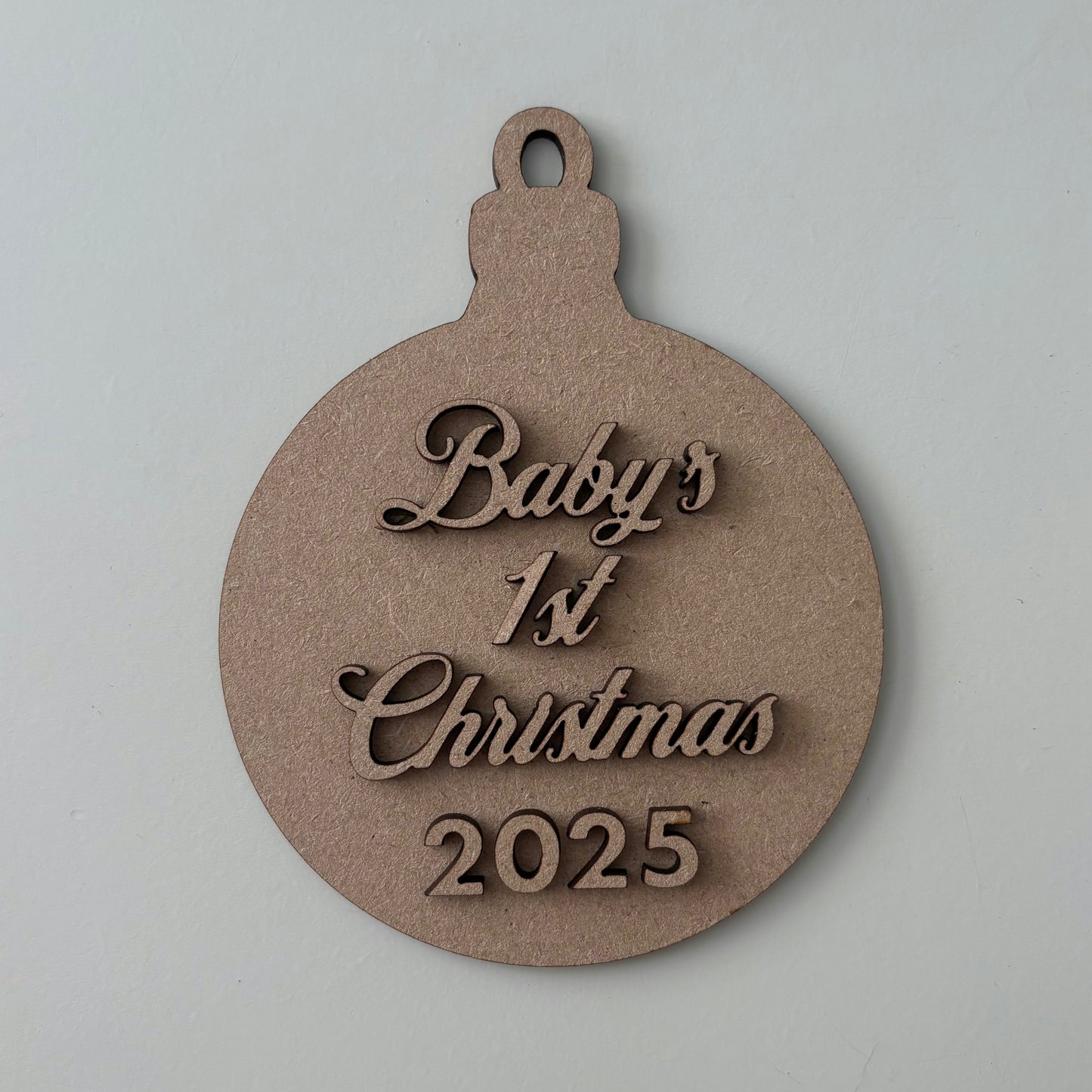 13cm Baby's 1st Christmas Bauble