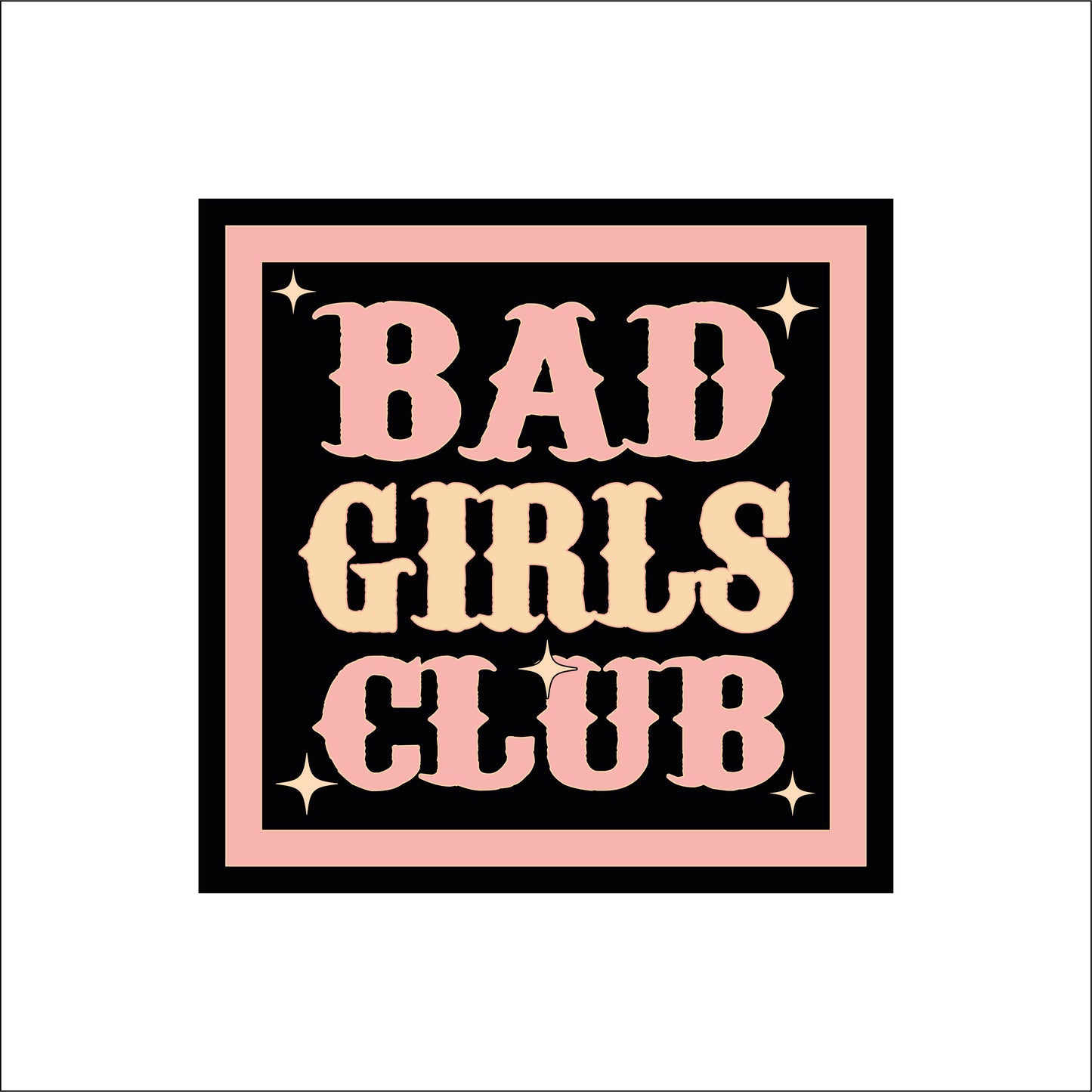 19cm Bad Girls Club Sign