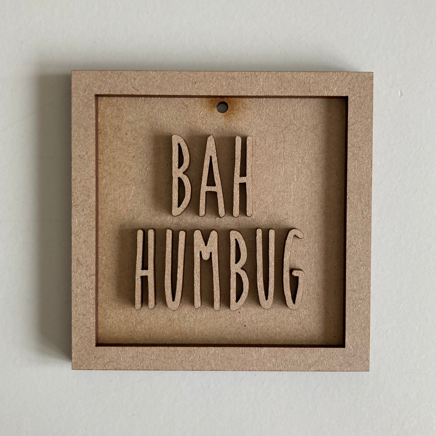 9cm Bah Humbug Mini Frame