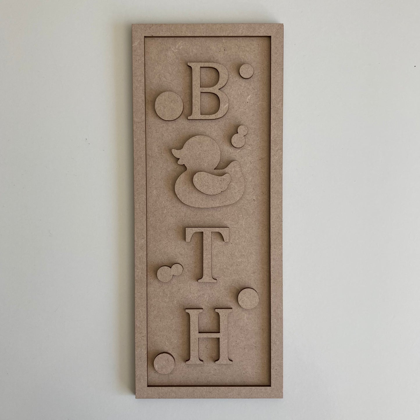 30cm Bath Duck Sign