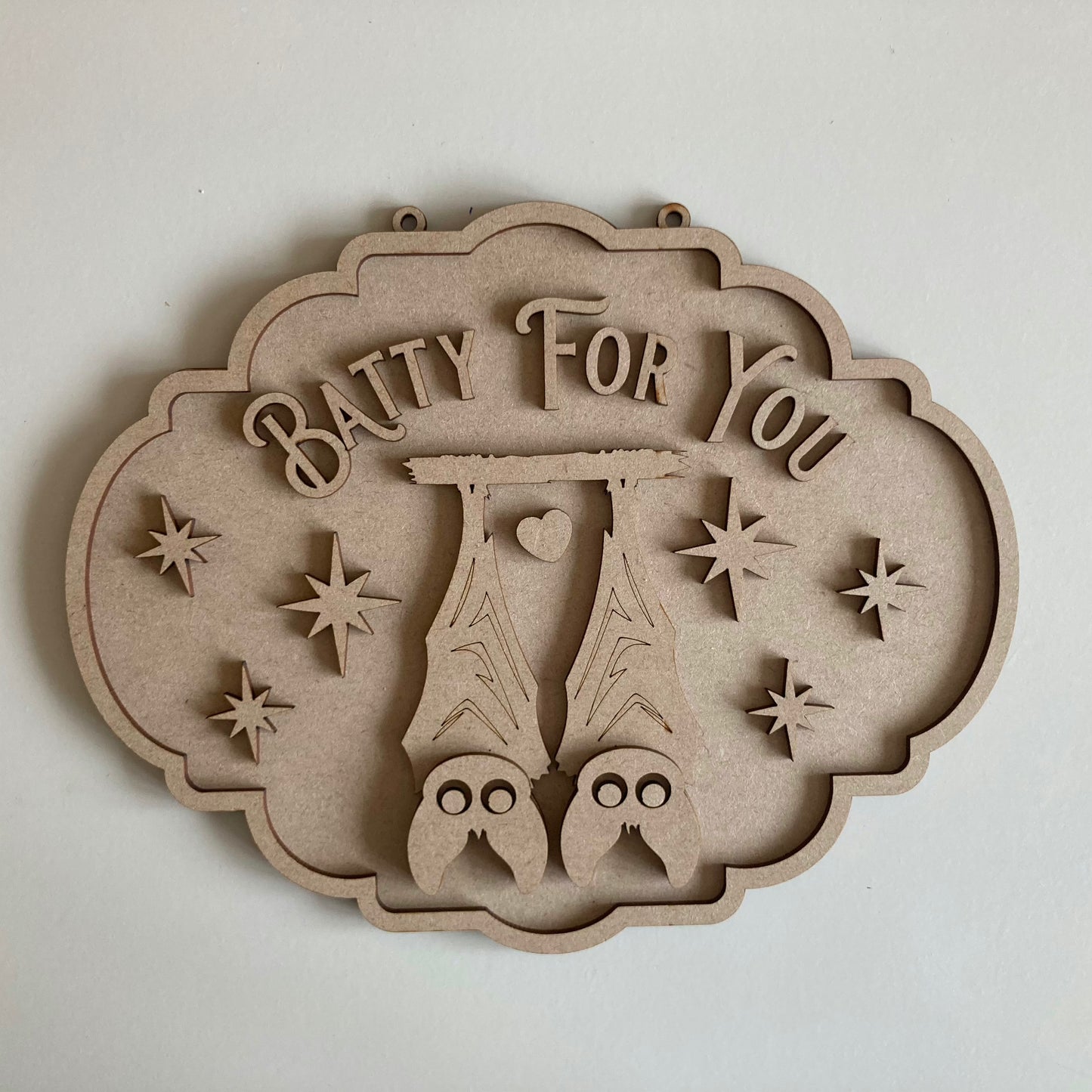 25cm Batty For You Sign