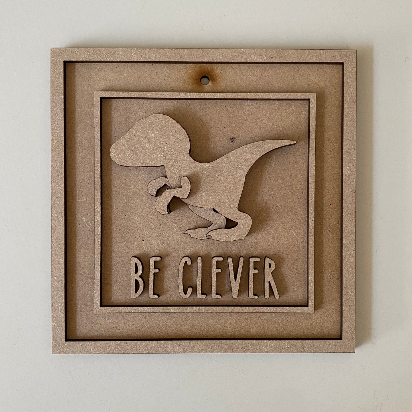 15cm Be Clever Velociraptor Dinosaur Sign
