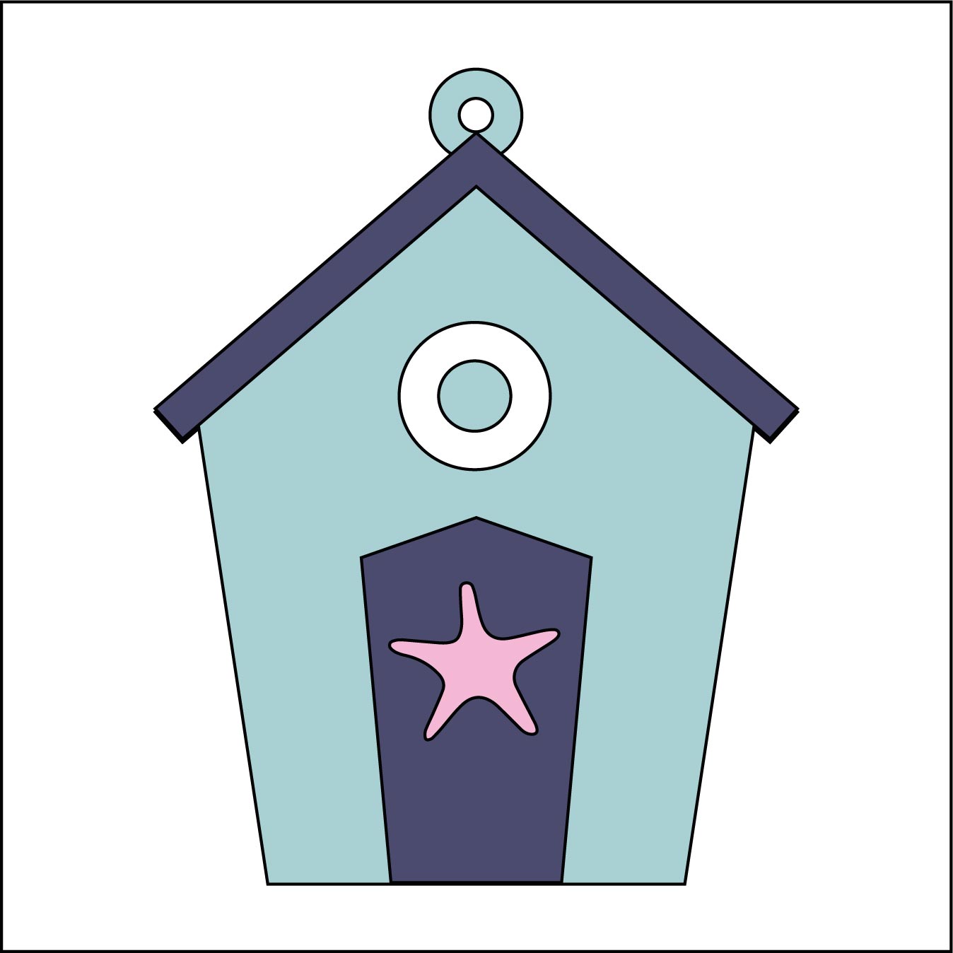 10cm Beach Huts Decoration