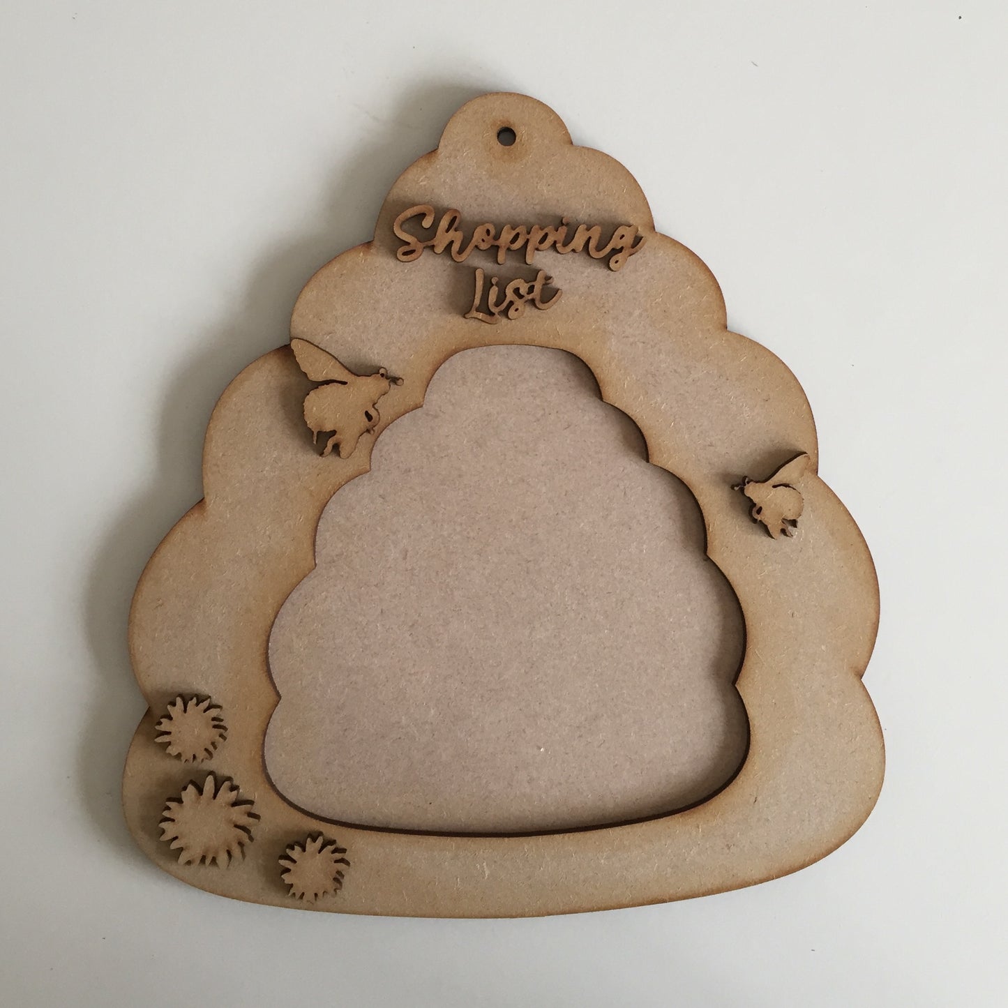 23cm Bee Hive Shopping List Chalkboard