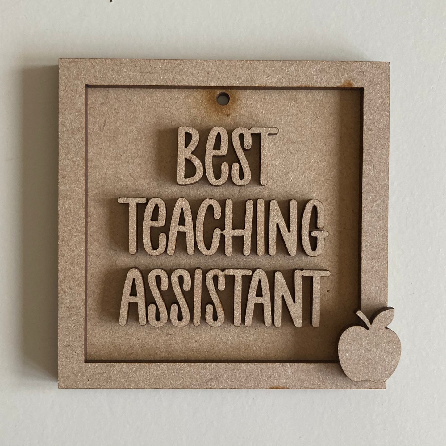 9cm Best Teaching Assistant - Apple Mini Frame