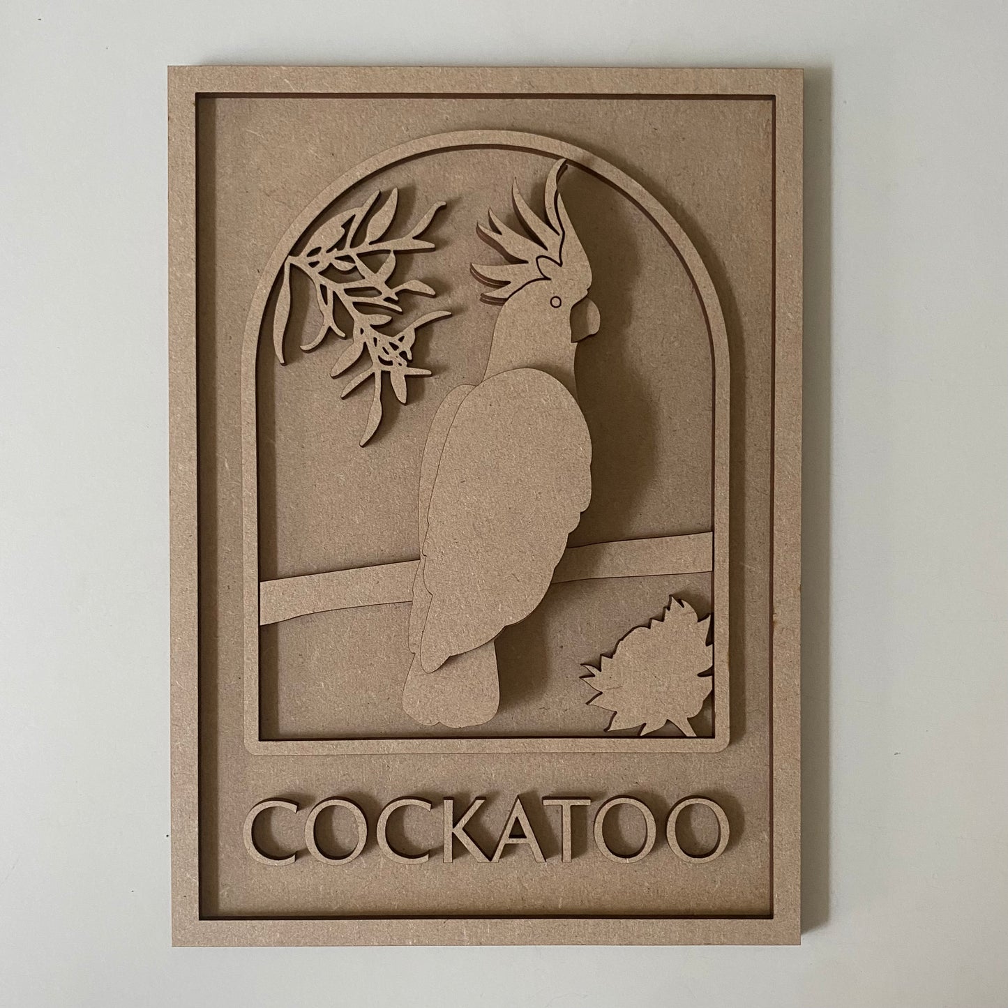 25cm Cockatoo Sign