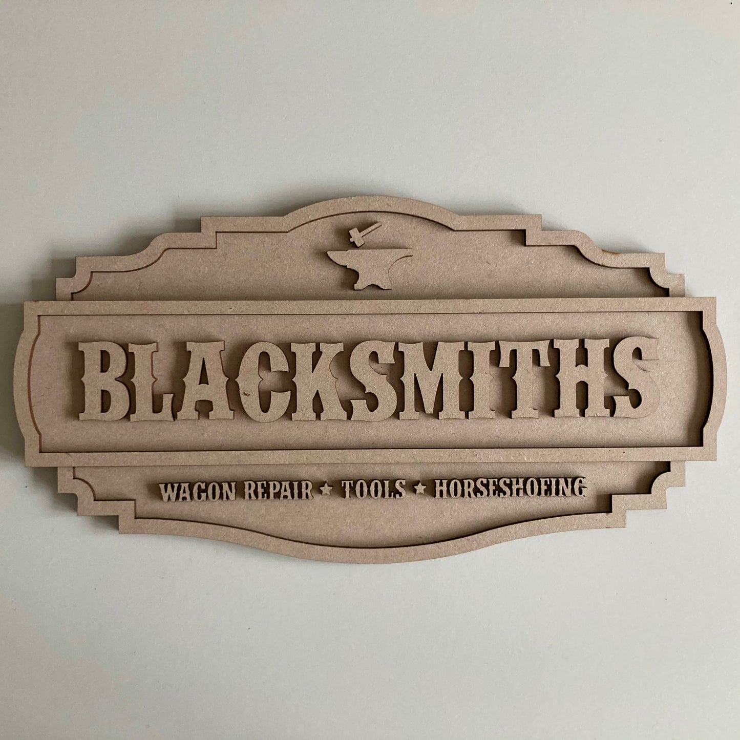 30cm Blacksmiths Sign
