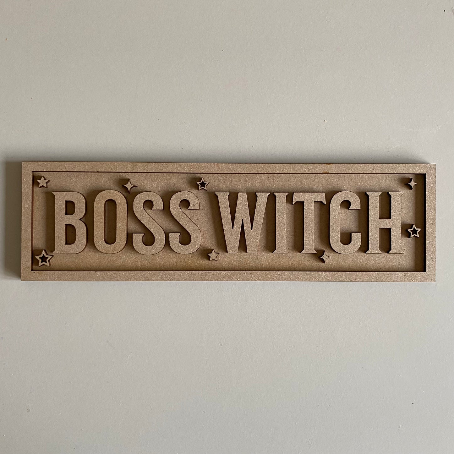 30cm Boss Witch Sign