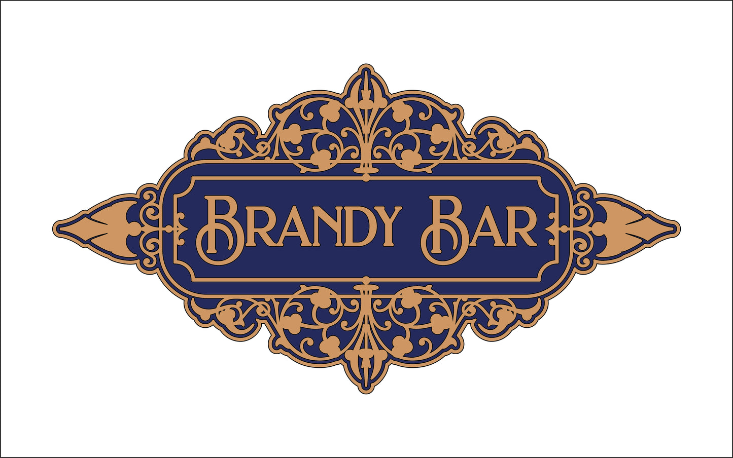 30cm Brandy Bar Sign