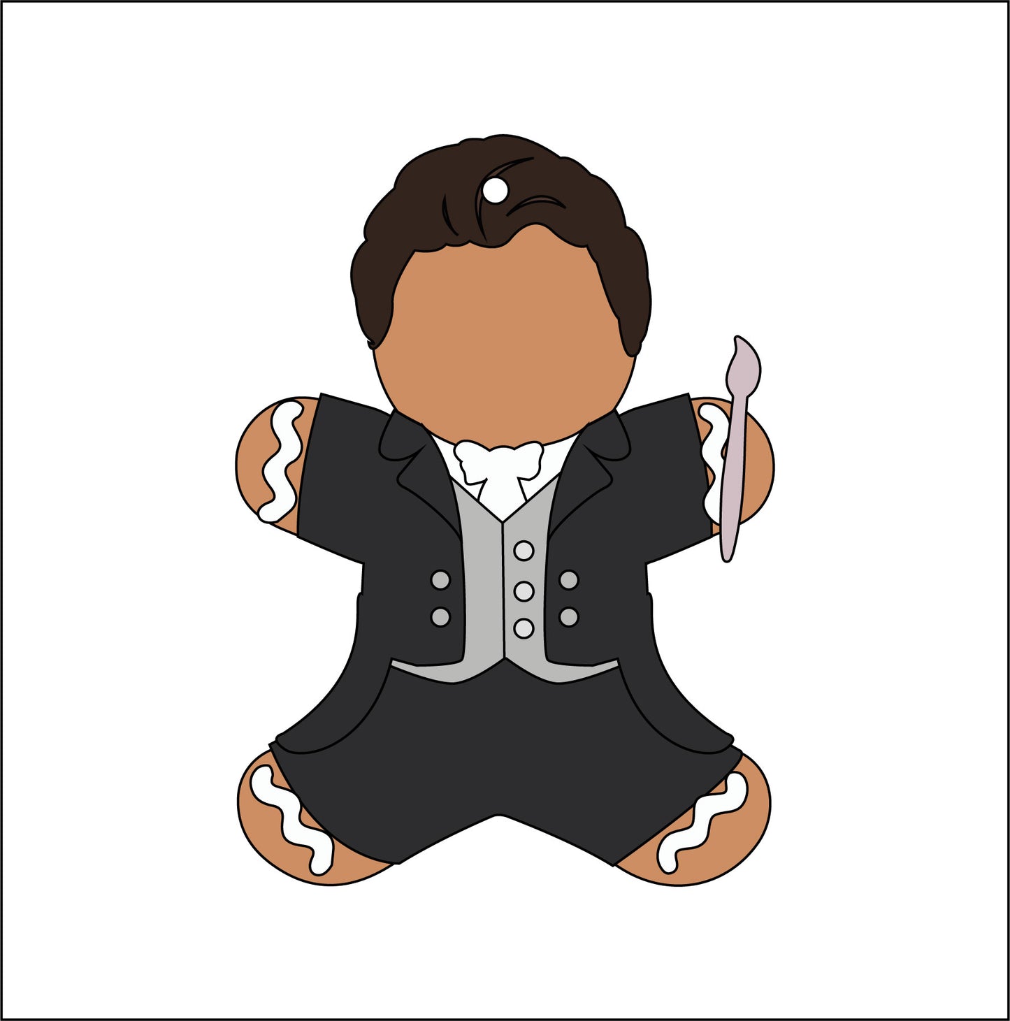 10cm Artist Regency Gingerbread Character