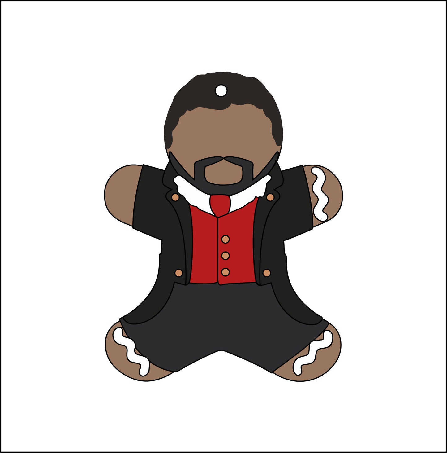 10cm Duke Regency Gingerbread Character