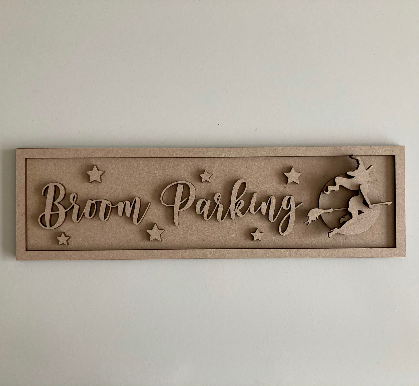 30cm Broom Parking Sign