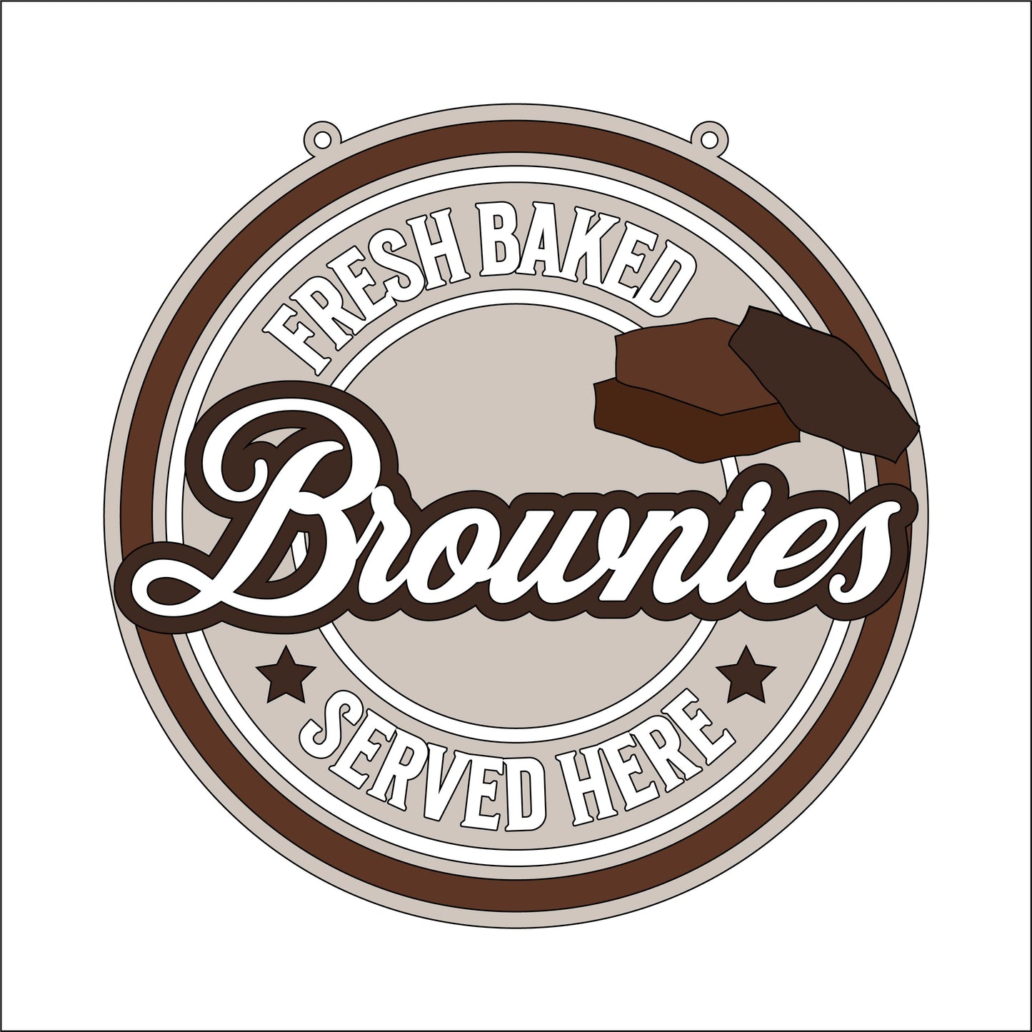 20cm Brownies Sign