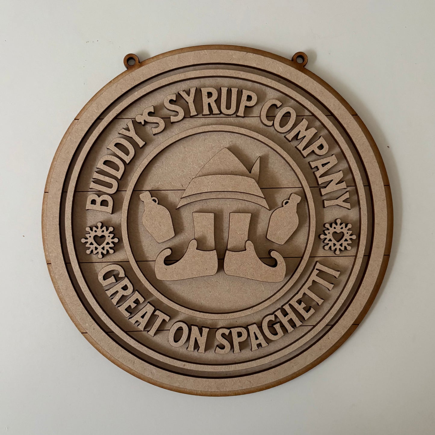 20cm Buddy's Syrup Company Sign
