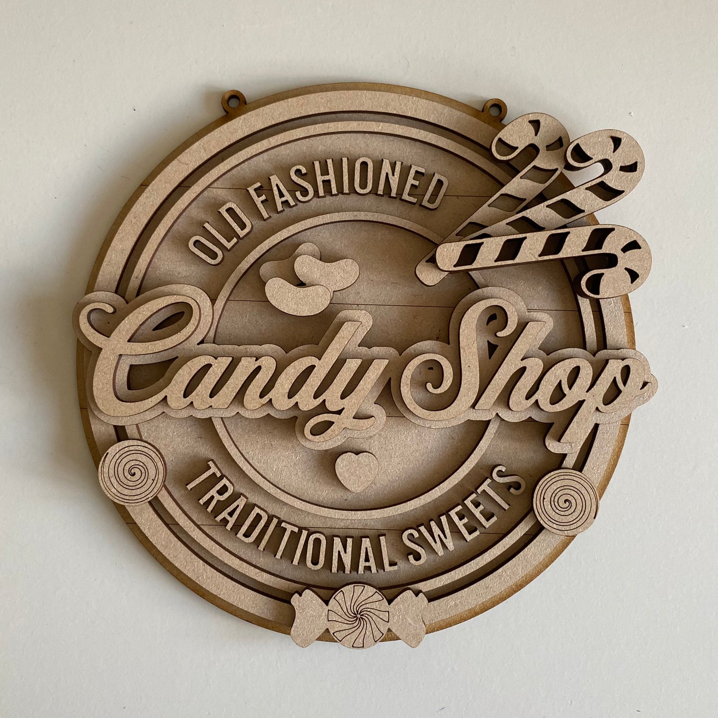 20cm Candy Shop Sign