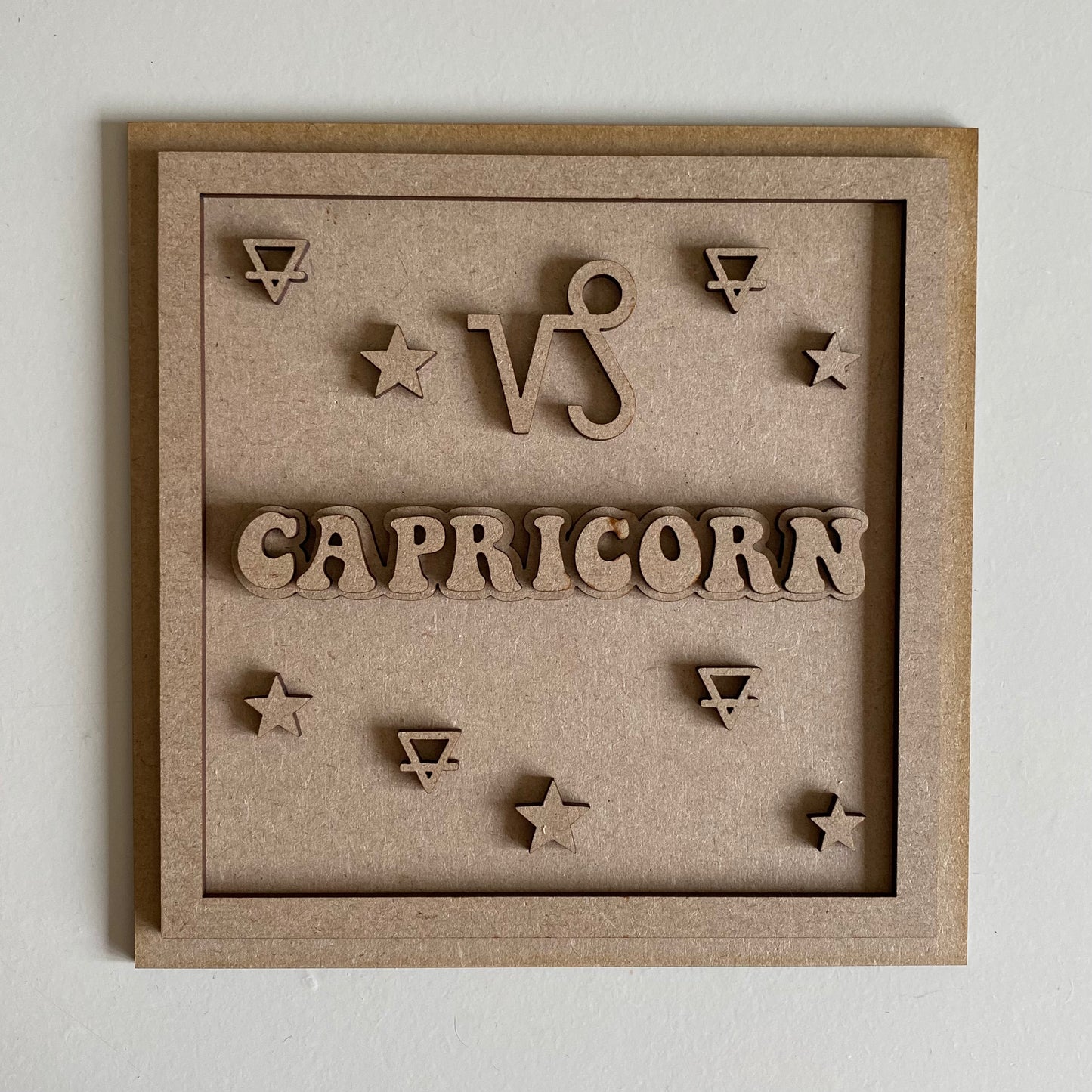 19cm Capricorn Symbol Sign