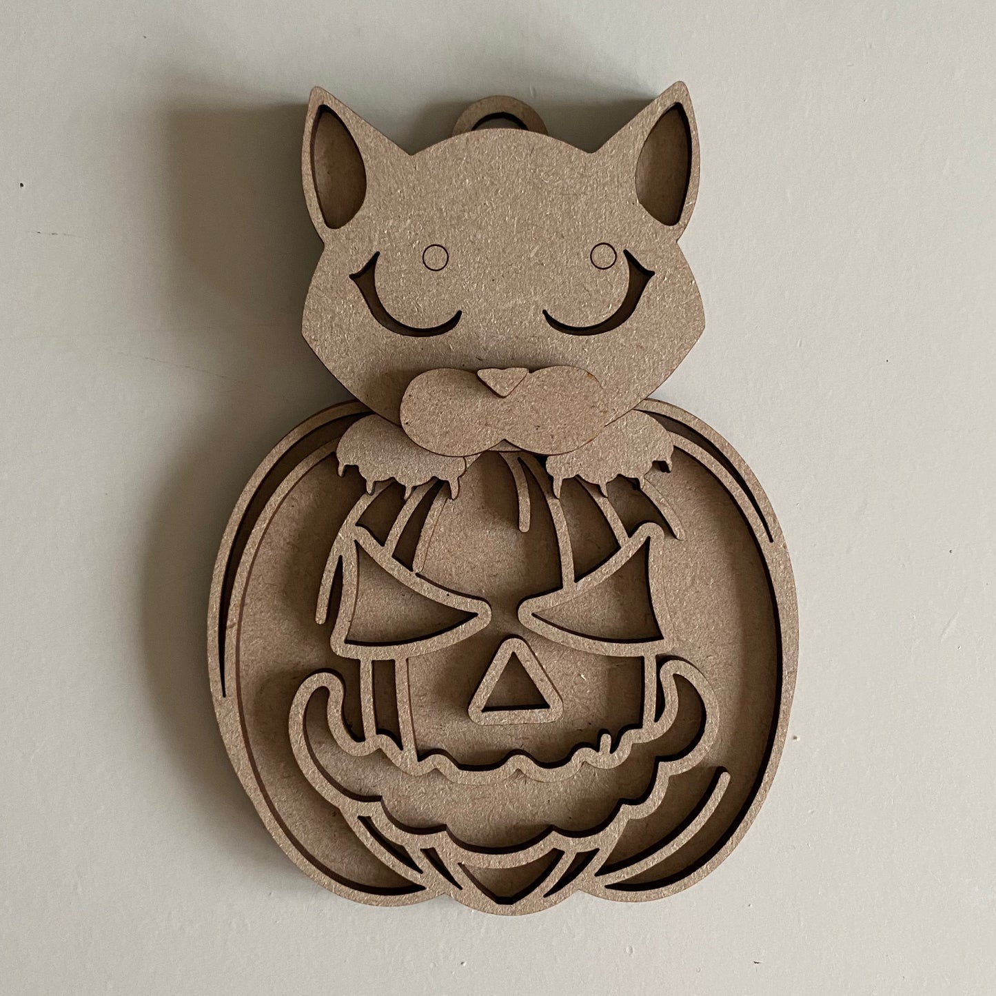 15cm Cat In Halloween Pumpkin Decoration