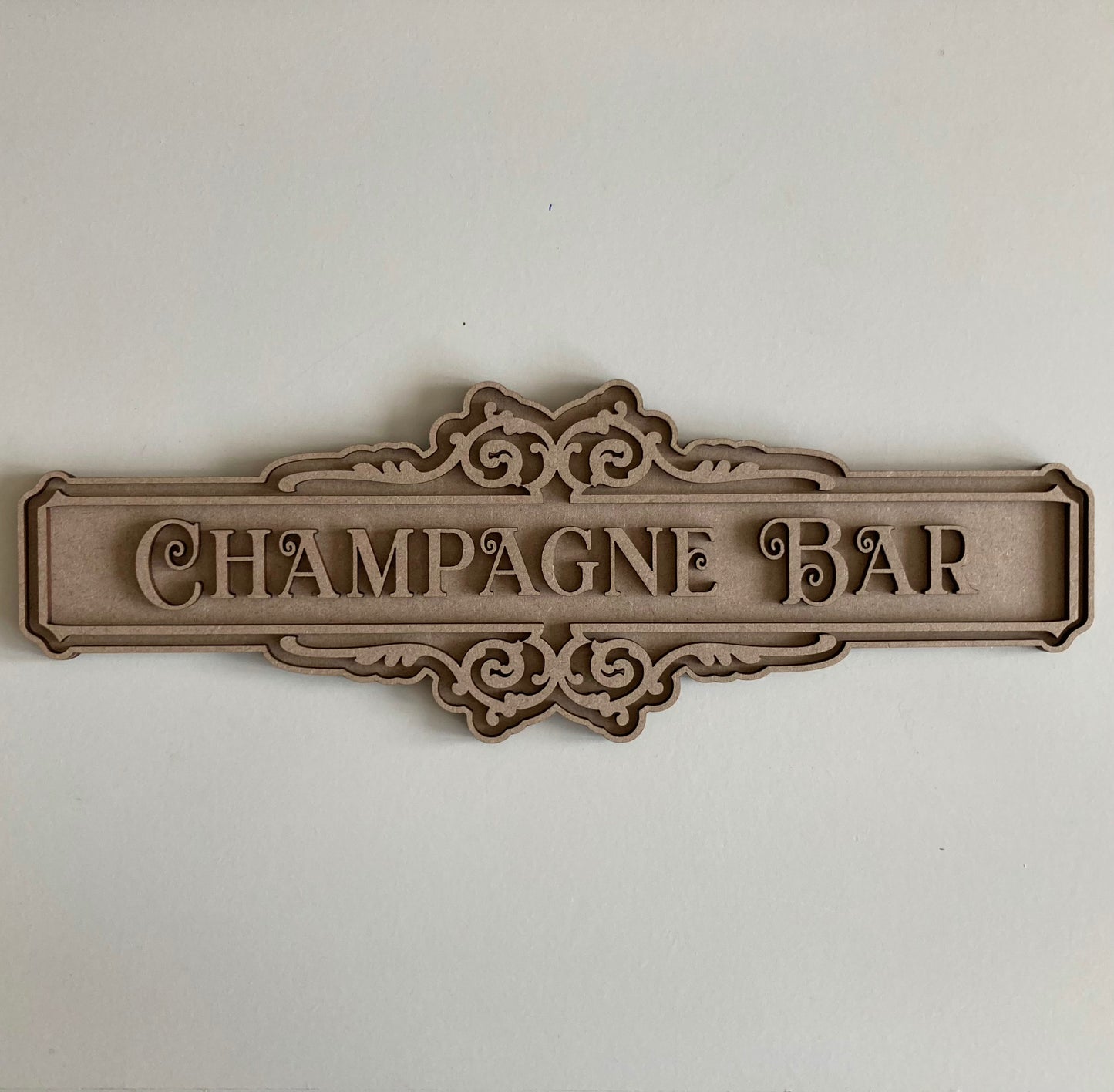 30cm Champagne Bar Sign