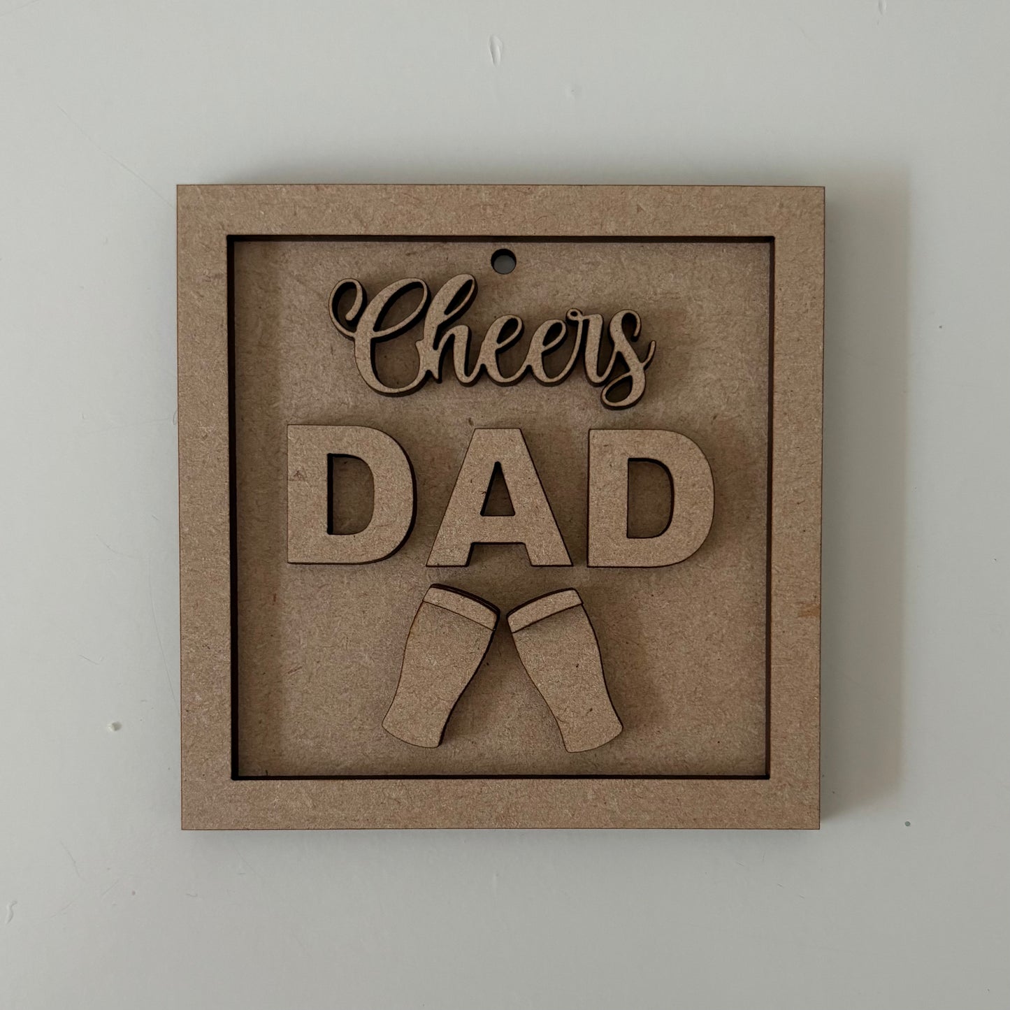 9cm Cheers Dad Mini Frame