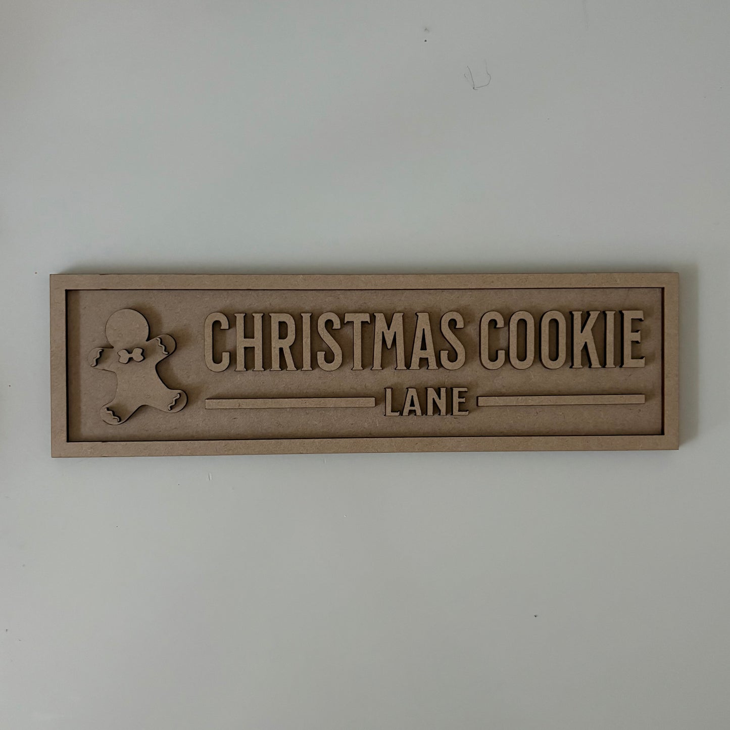 30cm Christmas Cookie Lane Sign