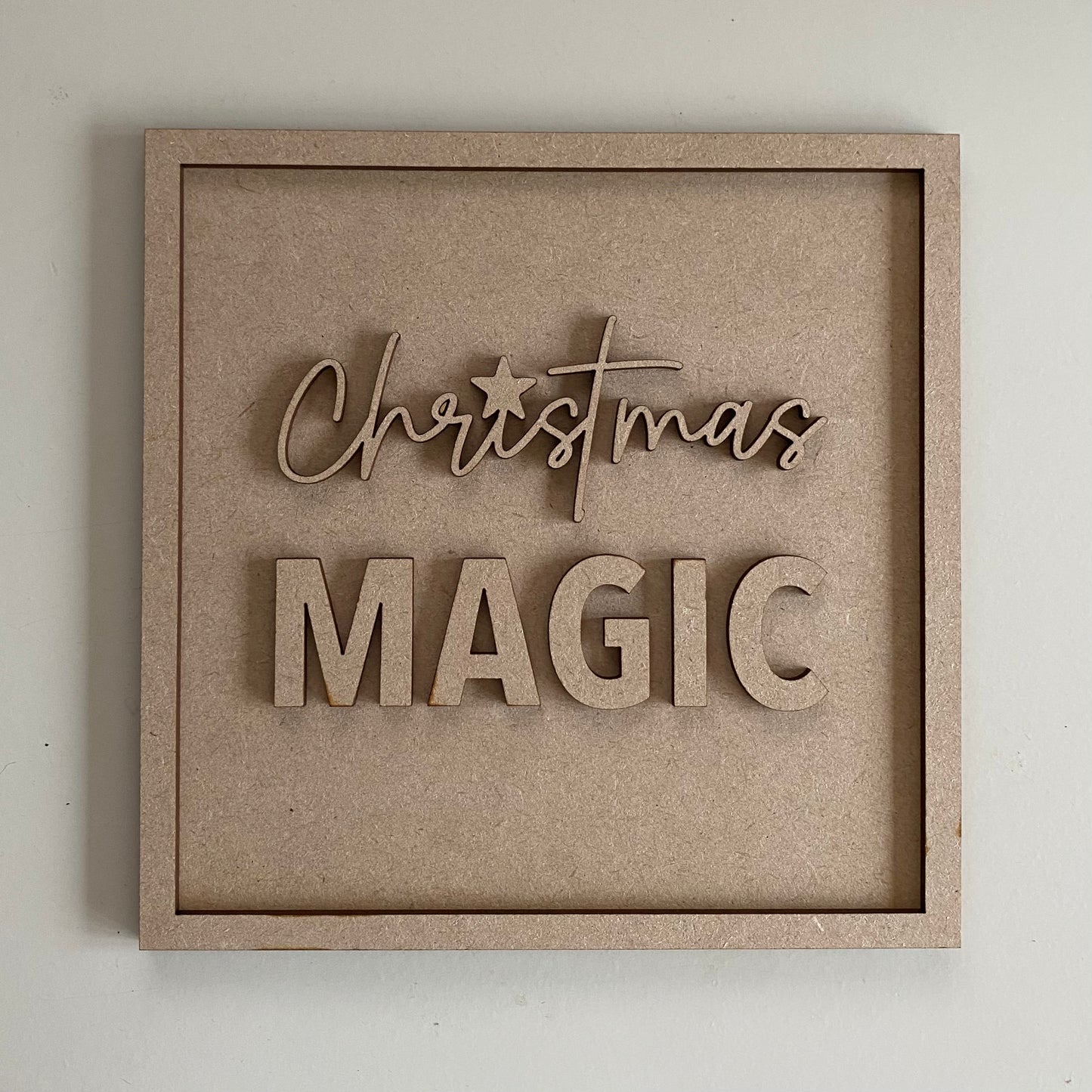 19cm Christmas Magic Sign