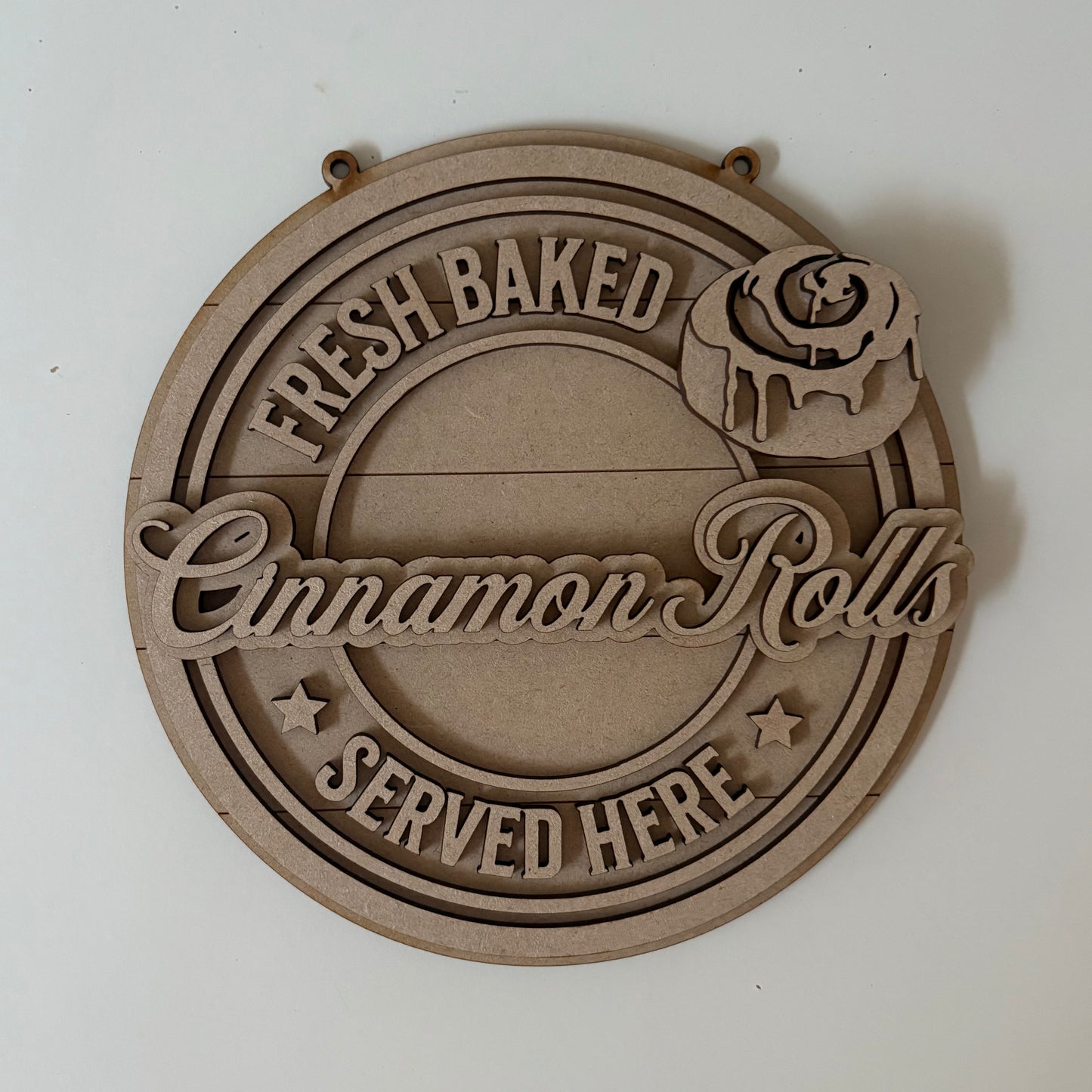 20cm Cinnamon Rolls Sign