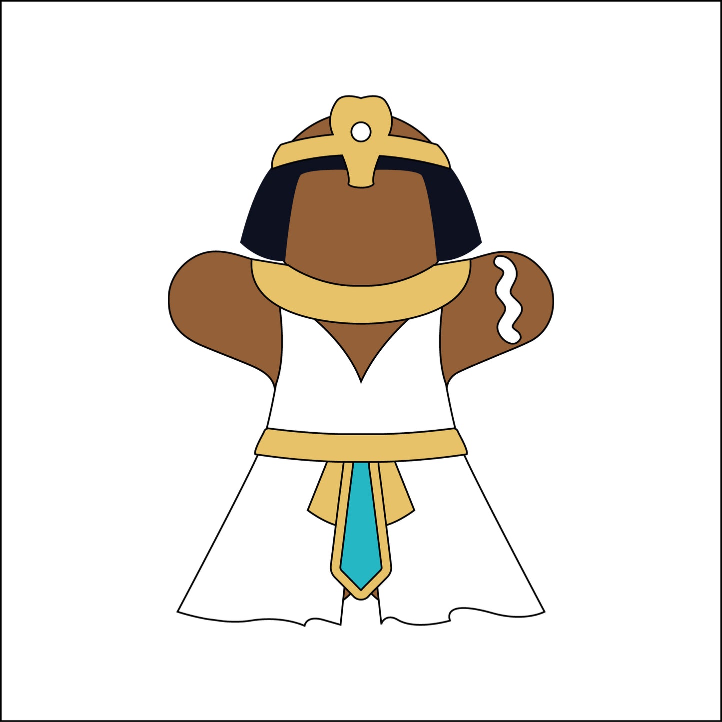 10cm Cleopatra Gingerbread Character