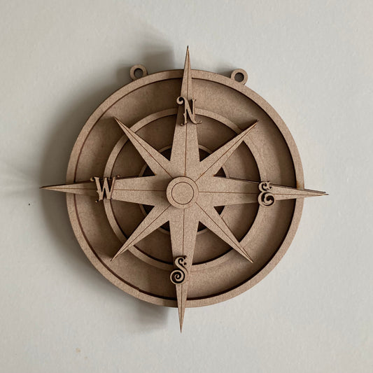 13cm Compass Decoration