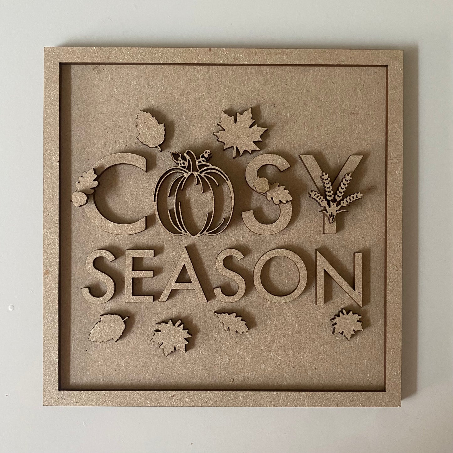 19cm Cosy Season Sign