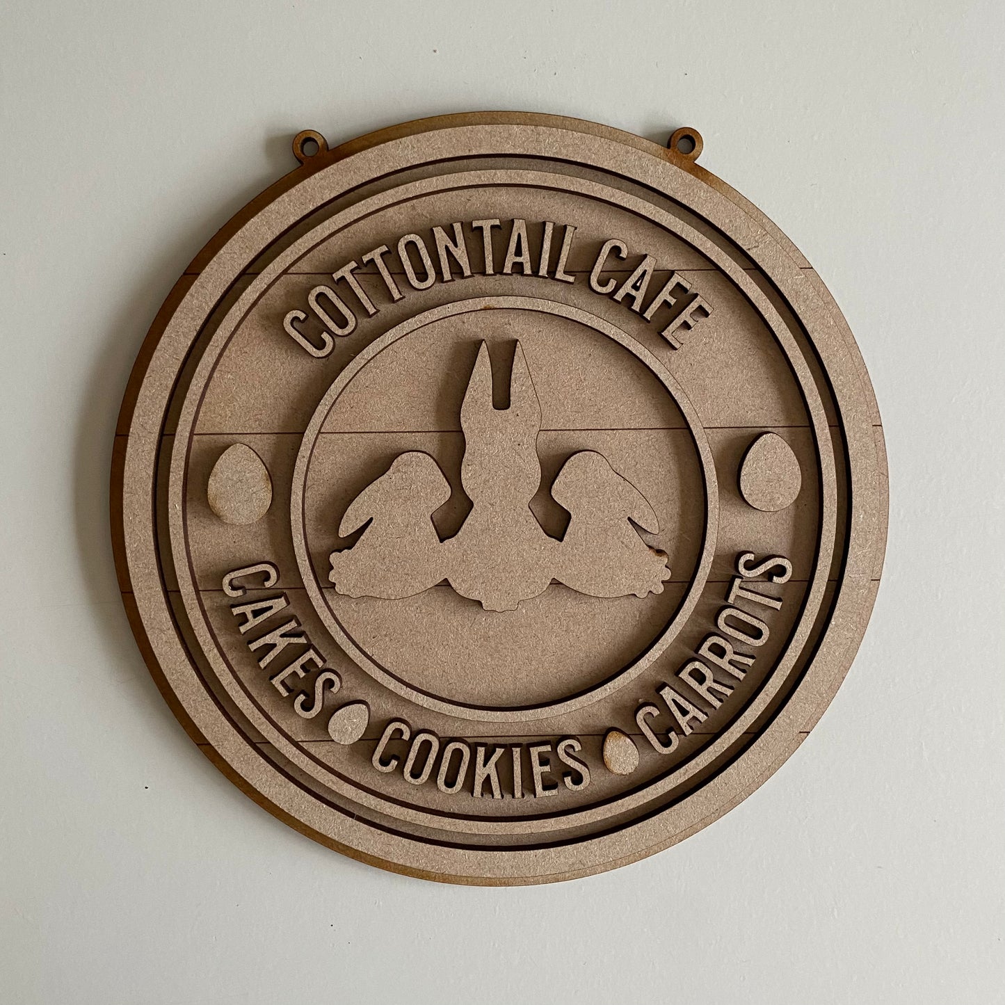 20cm Cottontail Cafe Sign