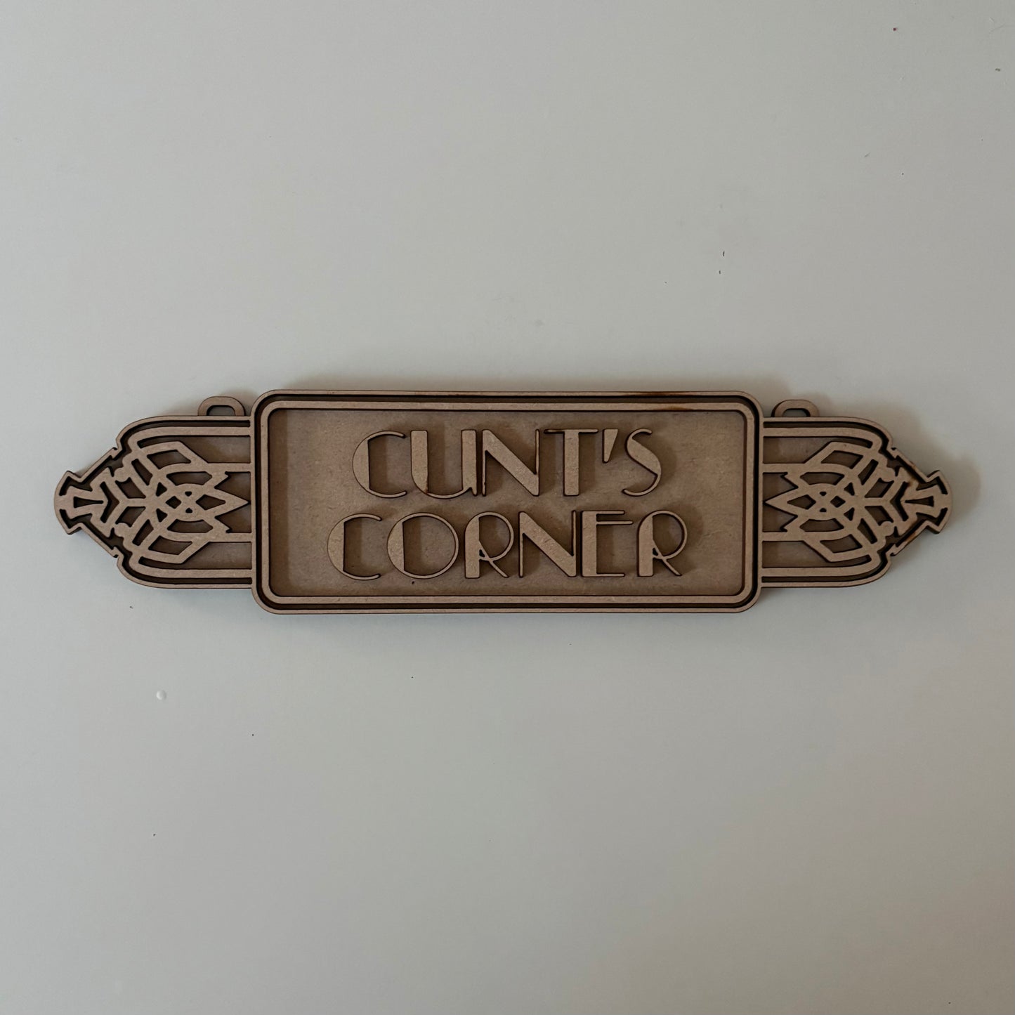 30 Cunt's Corner Sign