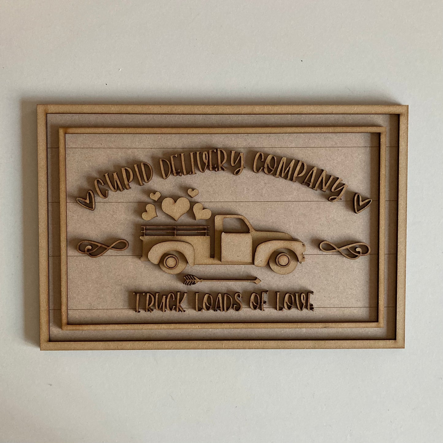 30cm Cupid Delivery Company Sign