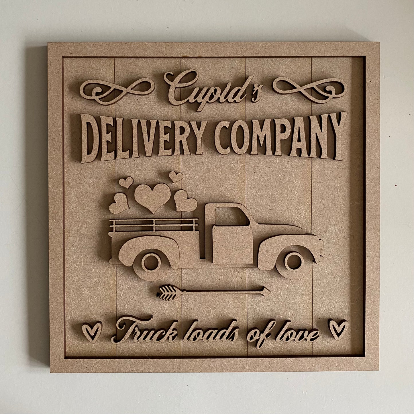 19cm Cupid's Delivery Sign
