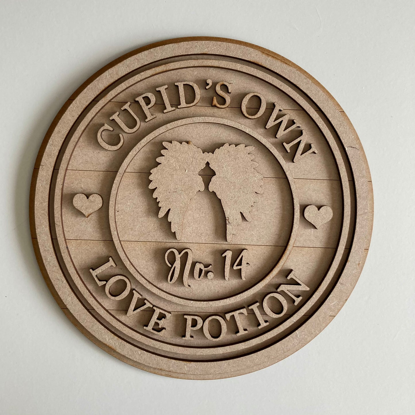 20cm Cupid's Own Love Potion Sign