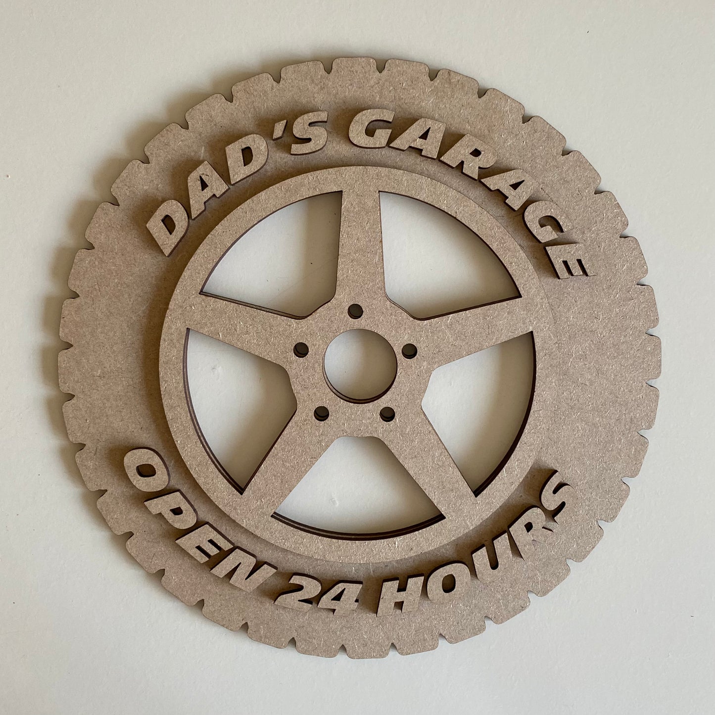 25cm Dad's Garage Sign