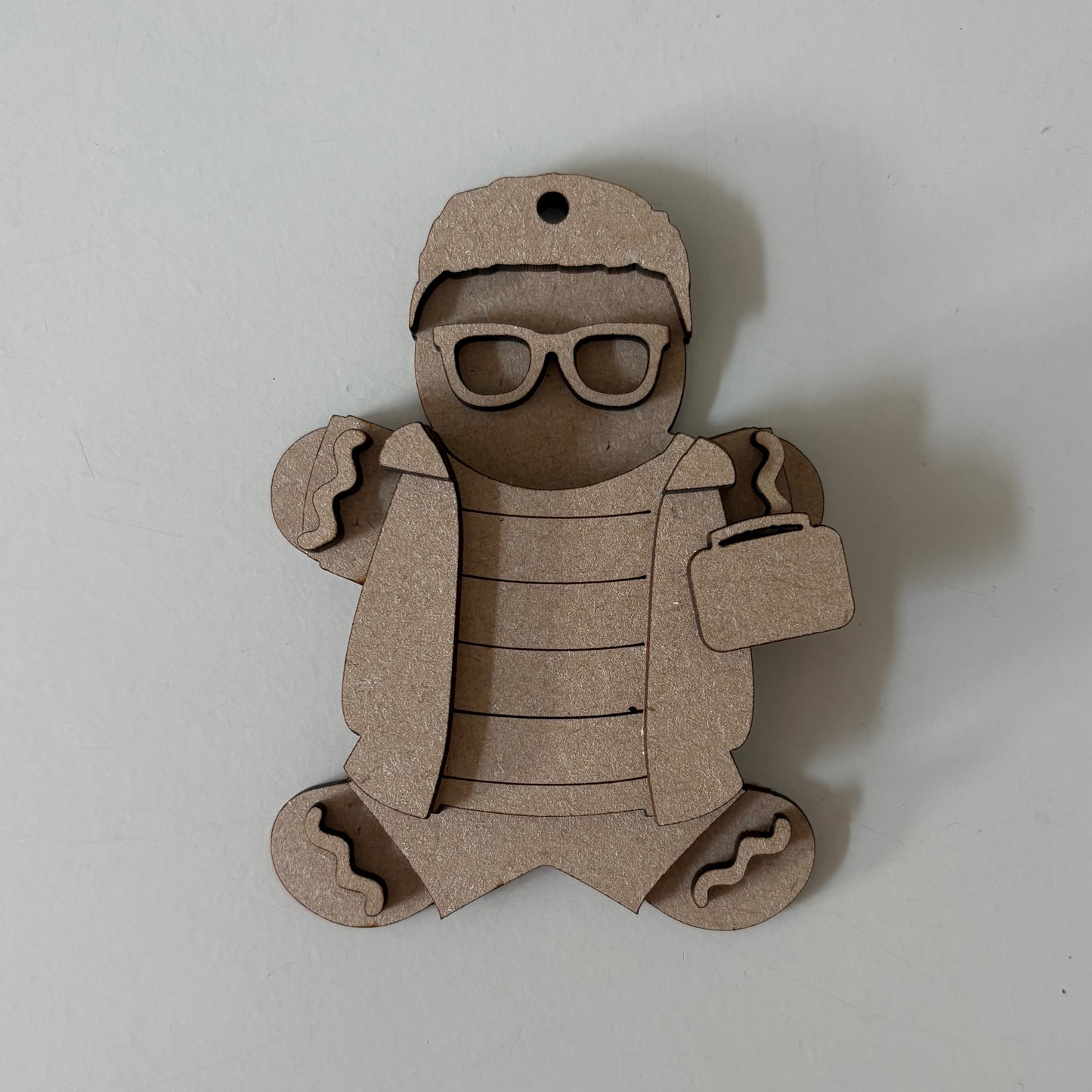 10cm School Boy Gingerbread Character