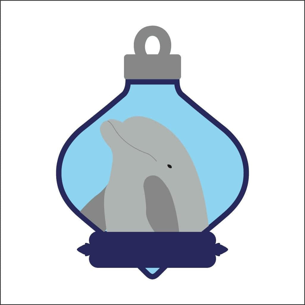 14.5cm Dolphin Fancy Bauble