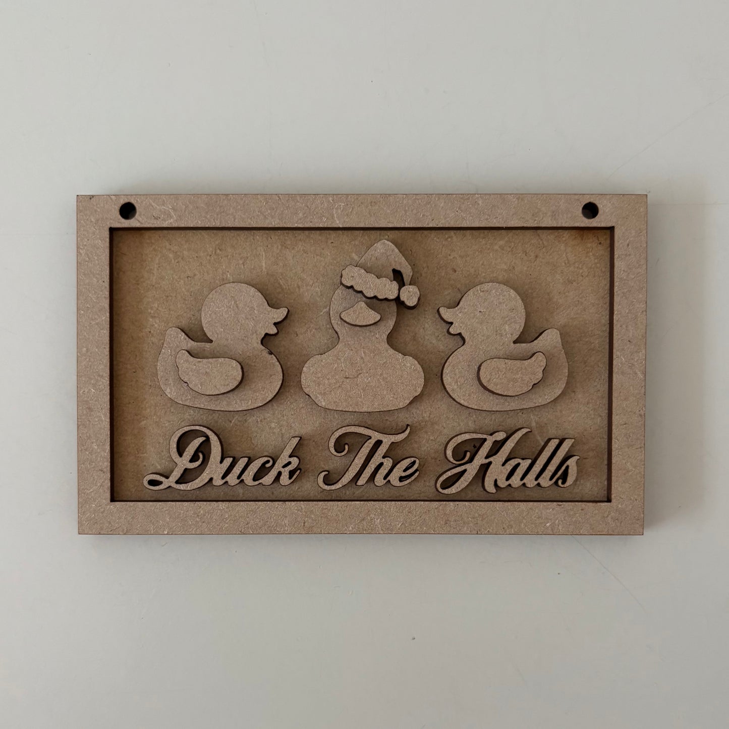 13cm Duck The Halls Mini Frame