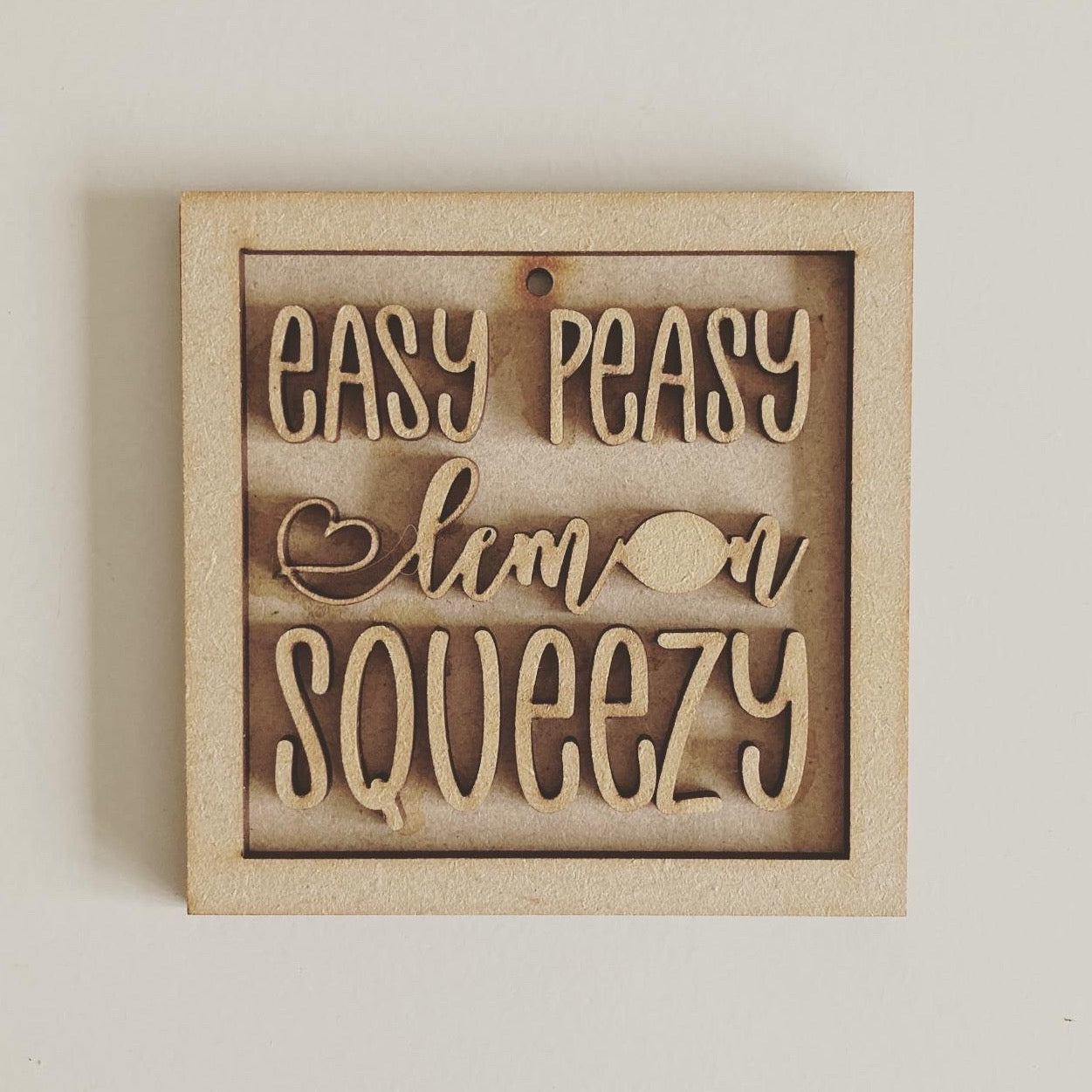 9cm Easy Peasy Lemon Squeezy Mini Frame