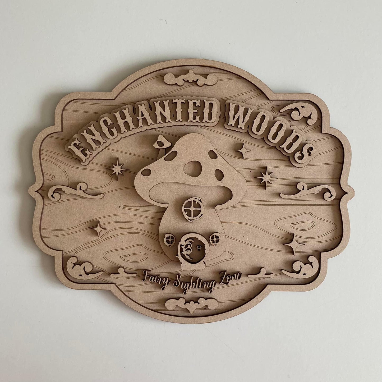 27cm Enchanted Woods Sign