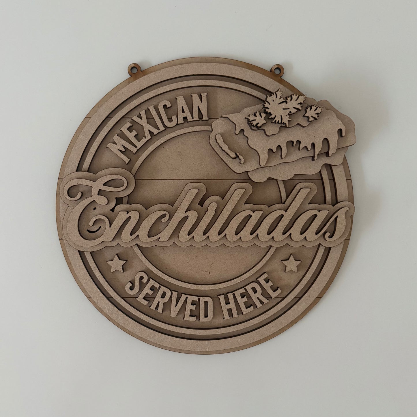 20cm Enchiladas Sign