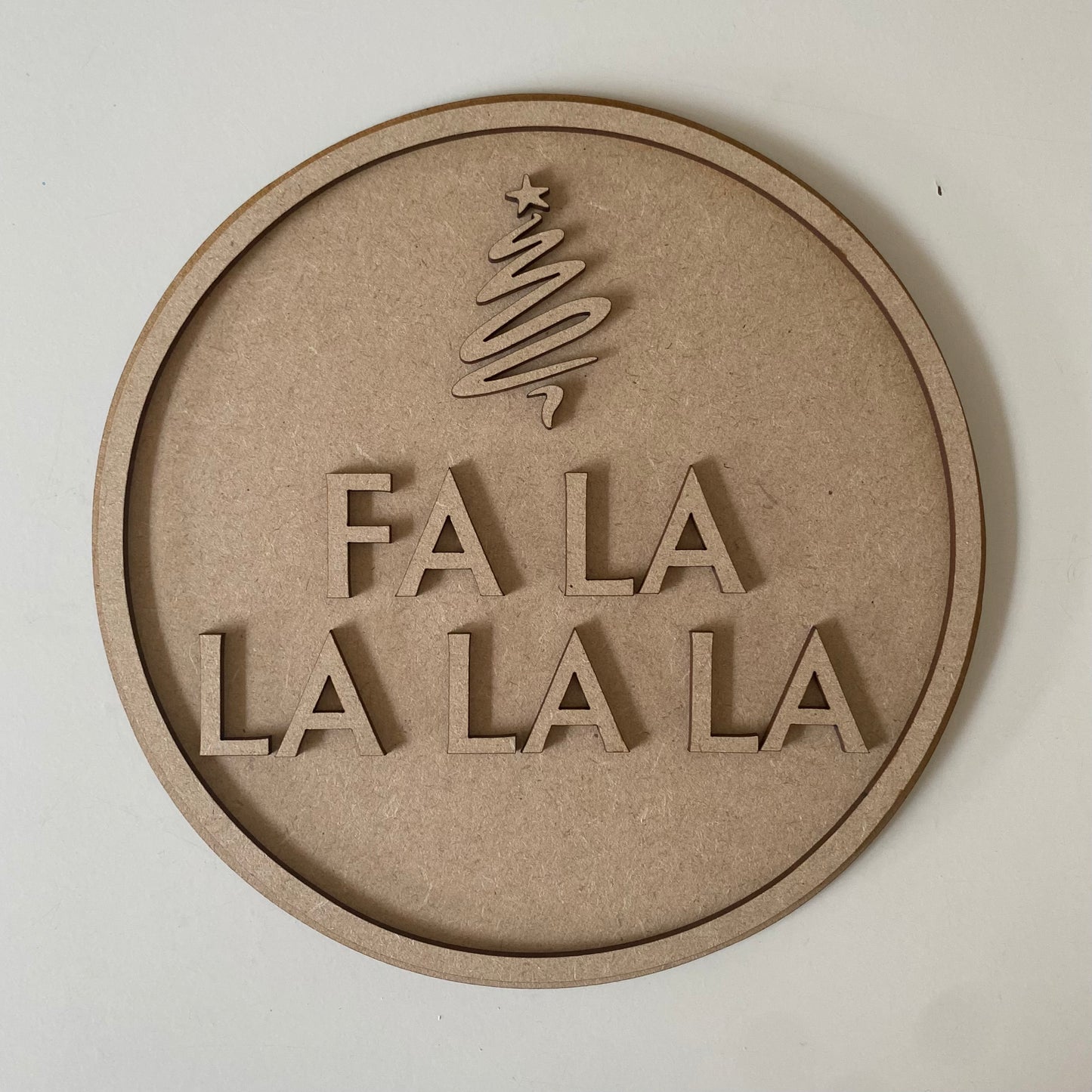 20cm Fa La La La La Sign