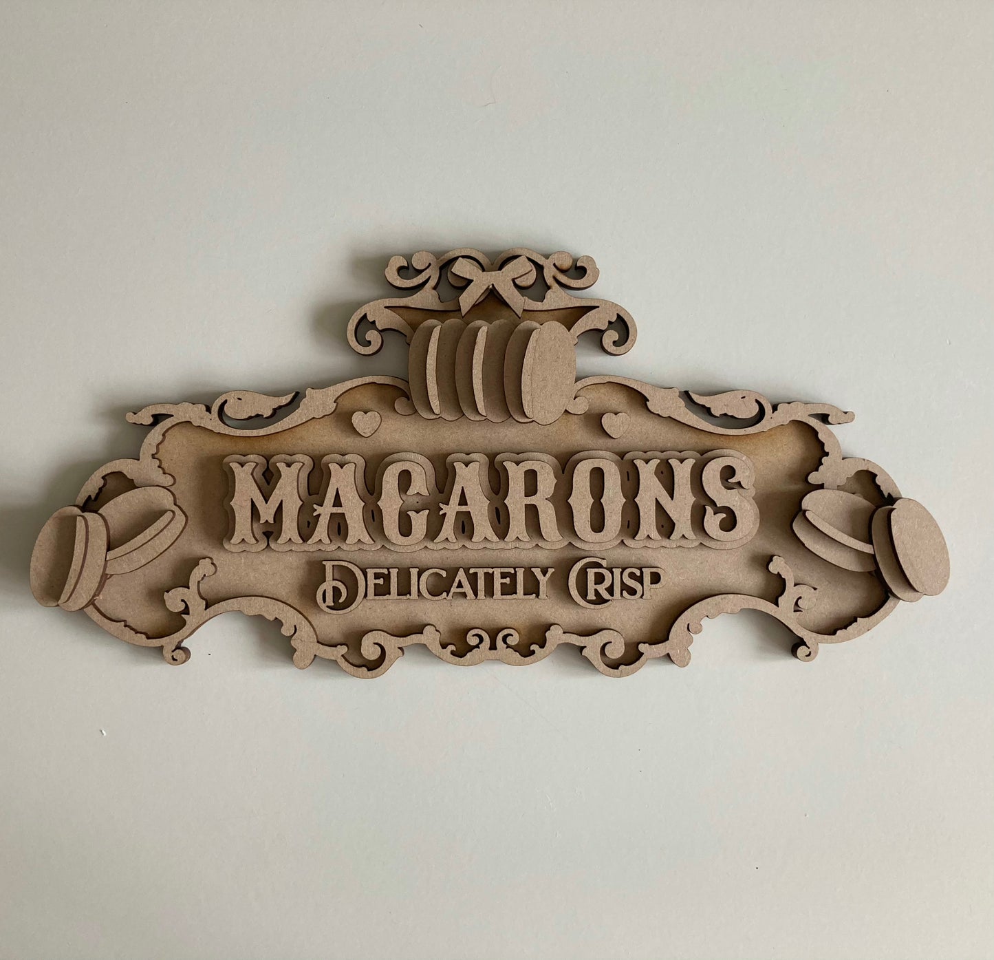 30cm Fancy Macarons Sign